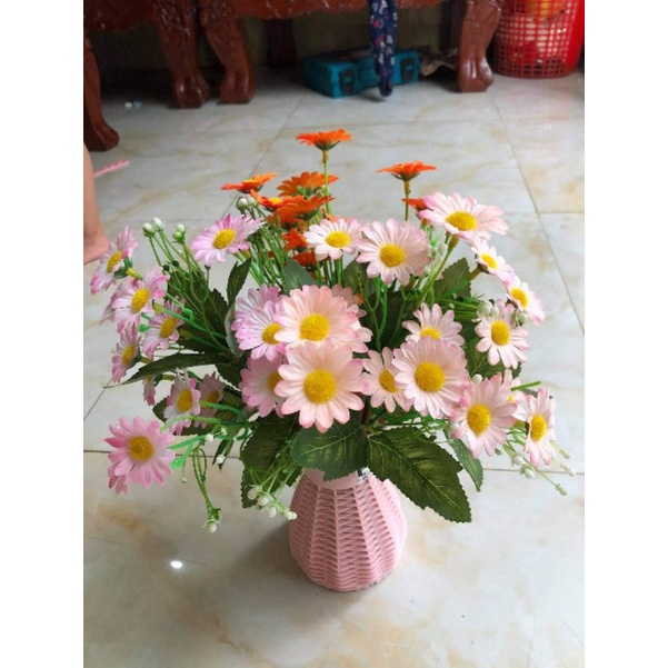 Cụm cúc nhí _ hoa giả trang trí