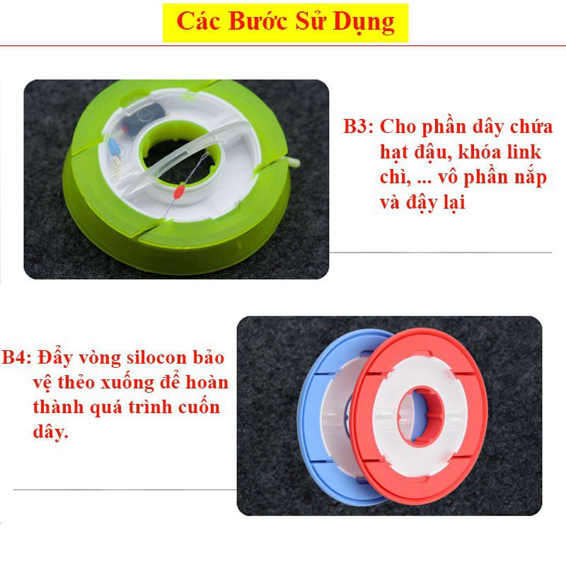 Trục câu cá Silicon cuốn thẻo, chuyên dụng không làm hư hại dâycâu đài,câu đơn pk-47(sản phẩm y hình)