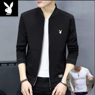 Áo Khoác Nam PlayBoy tặng áo phông trắng dài tay ( Hàng  Order) 7 ngày hagauorder