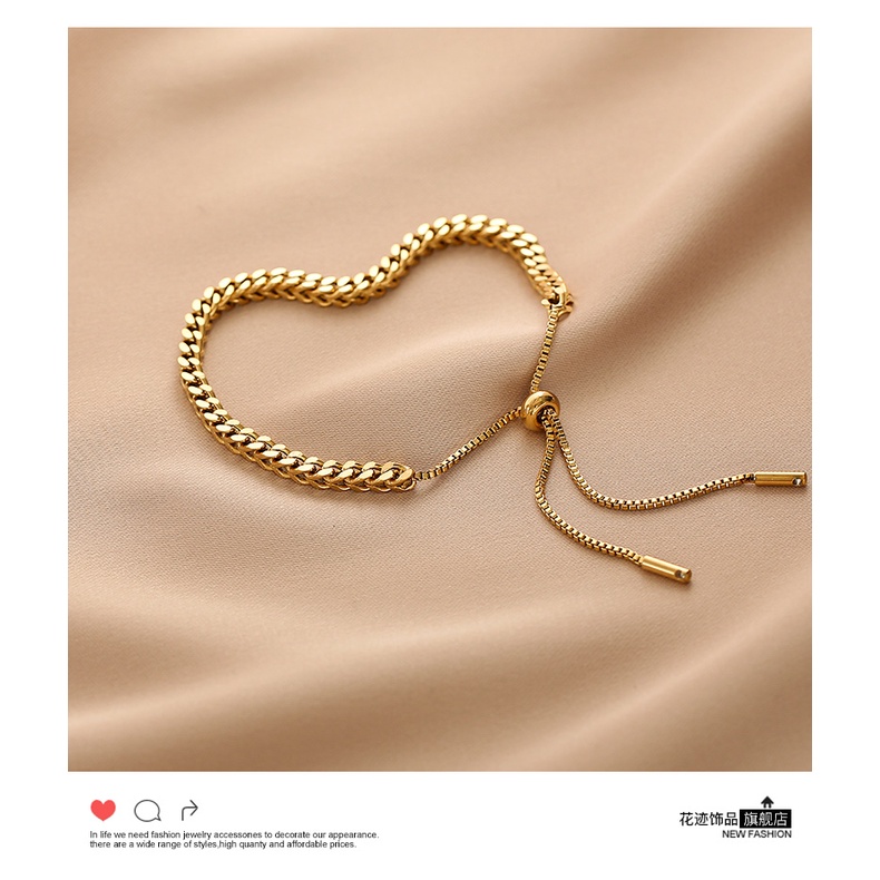 [FreeShip] Lắc tay vòng tay nữ titan xương rắn S10-508a - CAM KẾT KHÔNG BAY MÀU