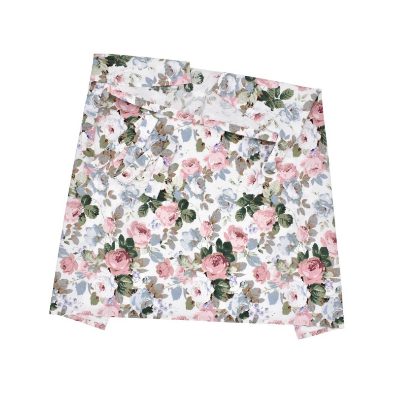 Vỏ Bọc Xe Đẩy Em Bé Chất Liệu Cotton Màu Trơn Tiện Dụng Cho Mẹ Bỉm Sữa