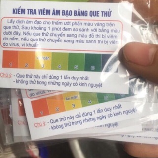 QUE THỬ VIÊM ÂM ĐẠO
