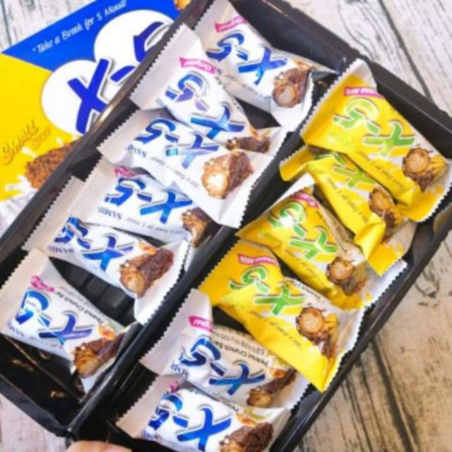 (HÀNG TẾT 2022)_ BÁNH X5 HÀN QUỐC HỘP GIẤY TỔNG HỢP 2 VỊ 225G