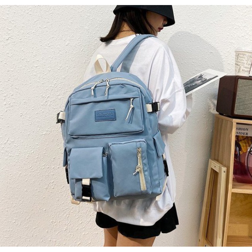 Balo ulzzang chống nước phong cách Bag.Thanhthu 92