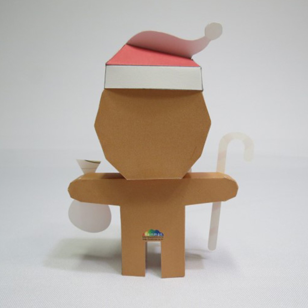 Mô hình giấy Giáng Sinh Noel Christmas cute Santa Claus Cookie