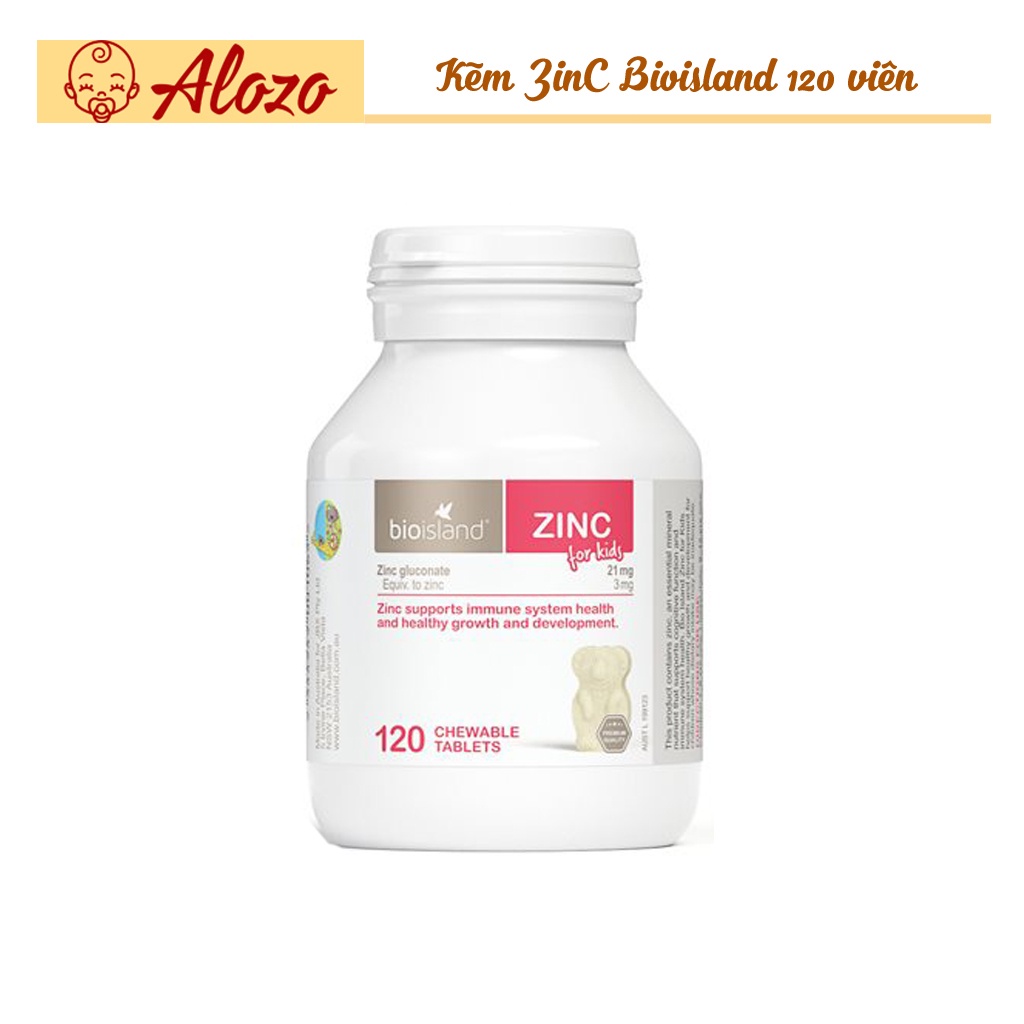 Kẽm ZinC Bio Island - Kẽm gấu Úc 120 viên