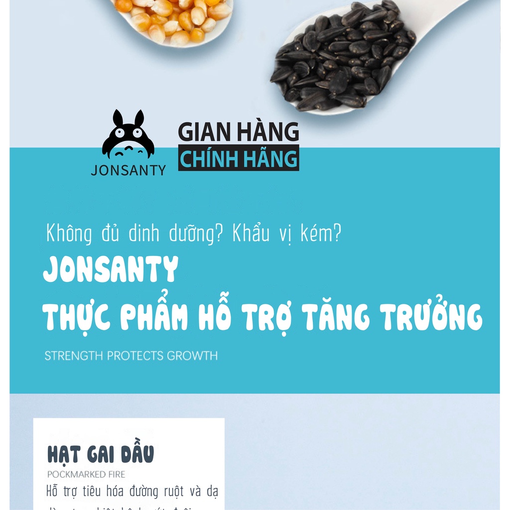 Thức ăn cho hamster hạt dinh dưỡng cao cấp hàng chính hãng JONSANTY giúp tăng cường sức đề kháng gói lớn 450gram CST100