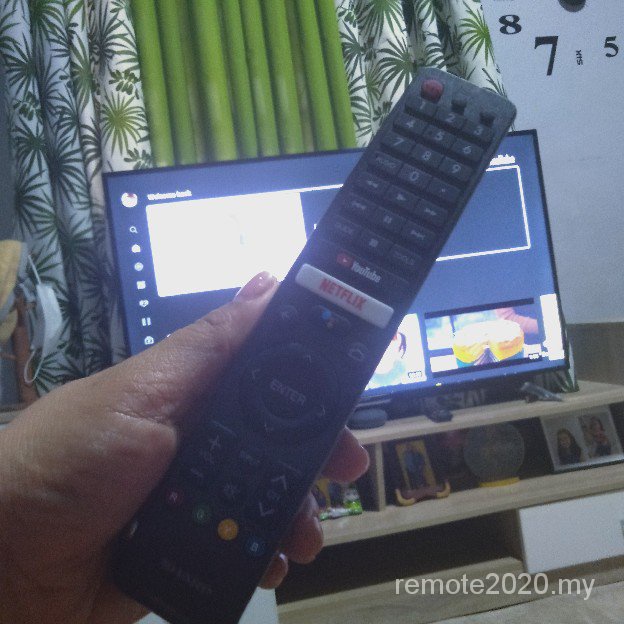Điều Khiển Từ Xa GB346WJSA Cho TV SHARP TV Netflix Và YouTube Model GB326WJSA