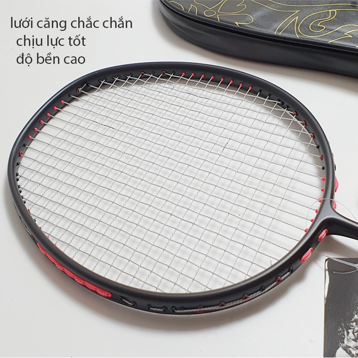 Vợt cầu lông tấn công Guangyu 4U Super đầy đủ carbon thứ cấp tăng cường lực 32 pound full phụ kiện và hộp đựng -V03