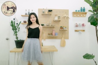 Váy Tulle phối Ren