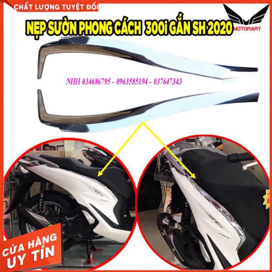 Nẹp Hông ( Nẹp Sườn ) Cho SH 2020 Chính Hãng Moto Art