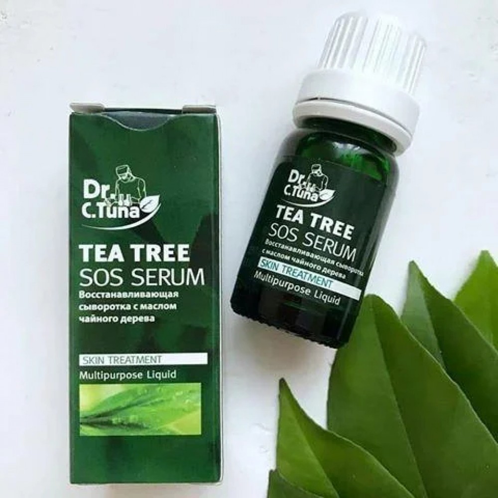 Serum Làm Sạch Mụn Cấp Tốc Dr C. Tuna Tea Tree Sos Farmasi (10ml)