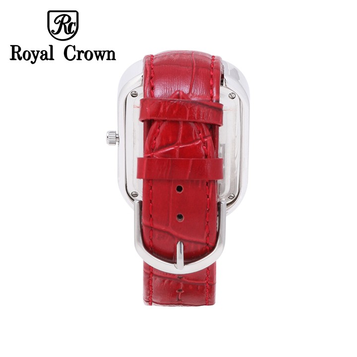 Đồng Hồ Nữ Chính Hãng Royal Crown 3771 Dây Da Đỏ