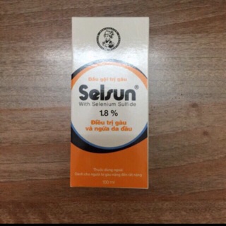 Dầu gội selsul 1,8% dành cho người bị gầu nặng
