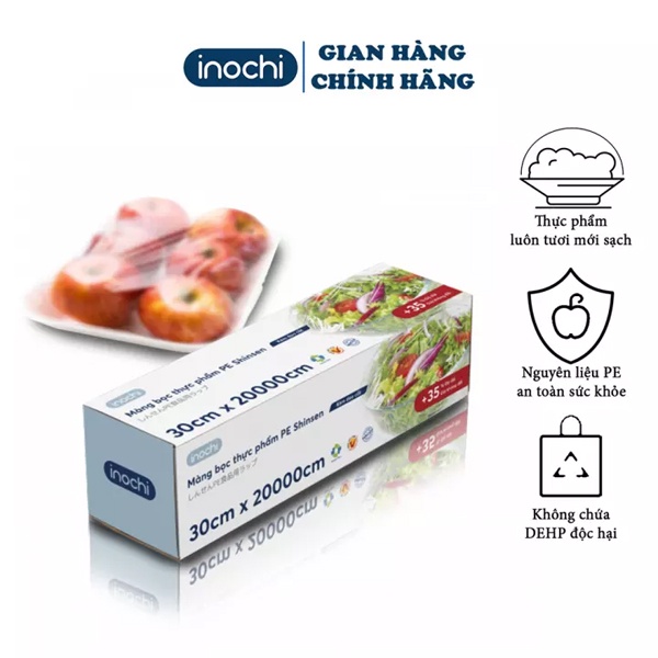 [2 Size] Màng Bọc Thực Phẩm Pe Shinsen An Toàn Không Gây Hại Cho Sức Khỏe