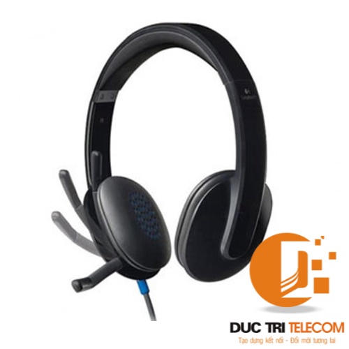 TTai nghe có dây Logitech H540 - Mic giảm ồn, điều khiển trên tai, kết nối USB-A