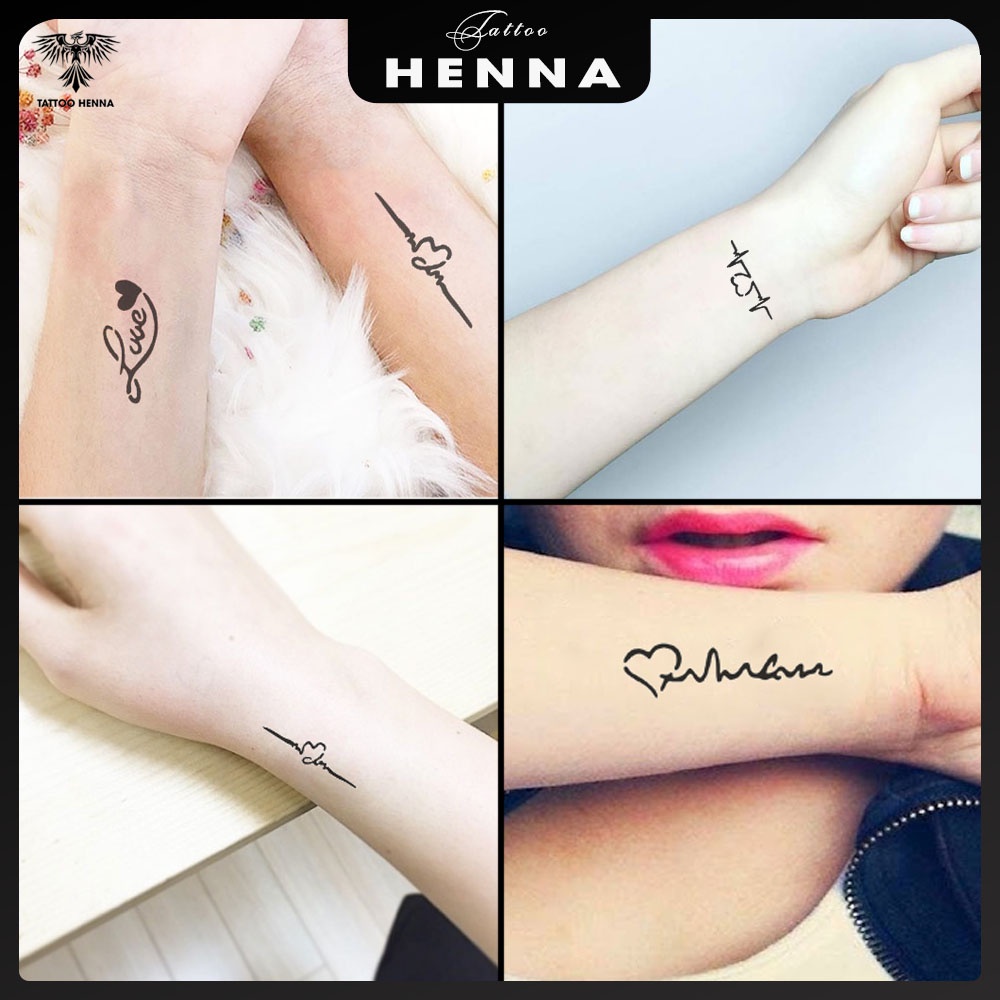 Combo mực xăm tạm thời Henna, gồm 1 mực xăm tạm thời và 1 khuôn xăm tạm thời hình chữ A21