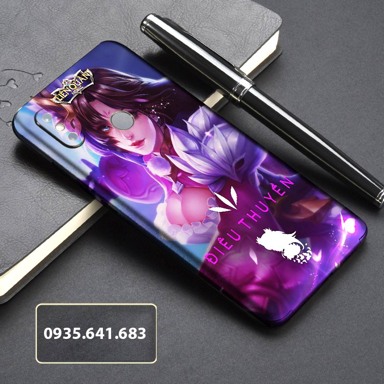 bộ skin dán xiaomi A2 , A2 lite , xiaomi 8 , 8 SE , note 5 pro , 5 plus hình liên quân mobile