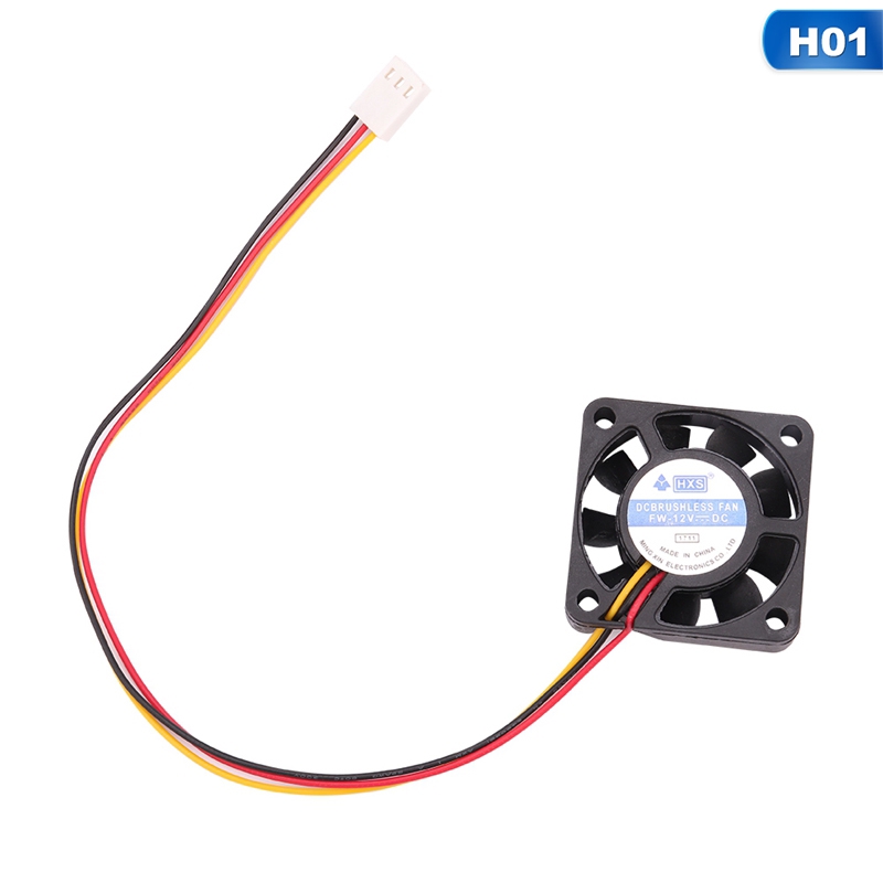 Quạt tản nhiệt nhỏ không chổi than 12v 40mm x 10mm DC 2pin 3pin chất lượng