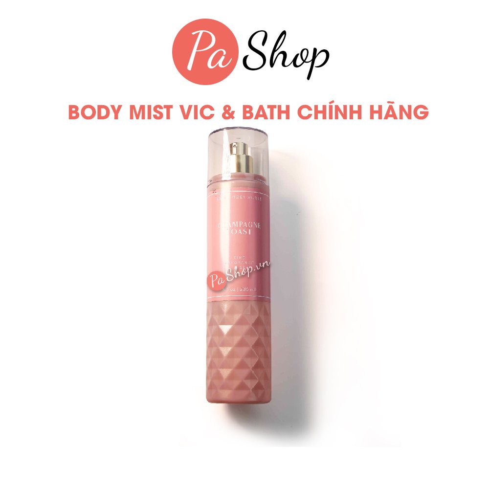 Xịt thơm body mist Bath And Body Works Champagne Toast 236ML