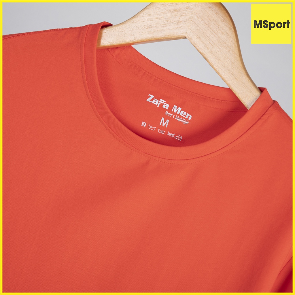 Áo Thun Trơn Nam Cổ Tròn Màu Cam Ngói Chất Vải Cotton 100% Mềm Mịn Thấm Hút Mồ Hôi Cực Tốt