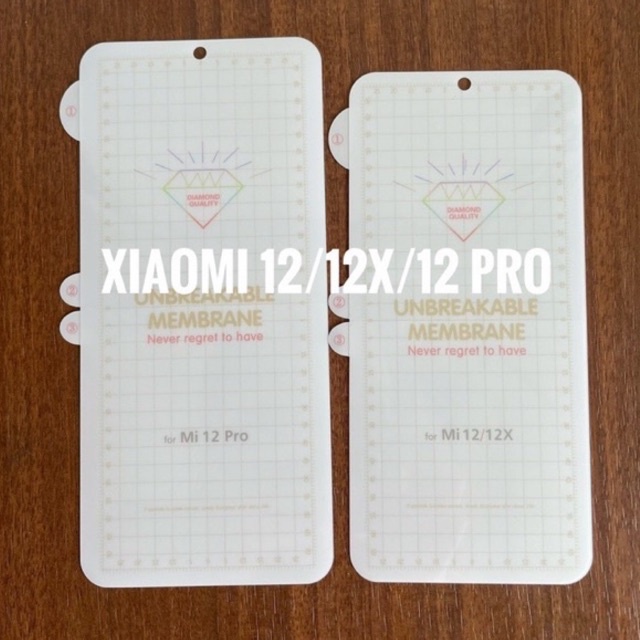 Miếng dán dẻo PPF cho Xiaomi Mi 12, Mi 12X, Mi 12 Pro Full màn hình cảm ưng siêu nhậy