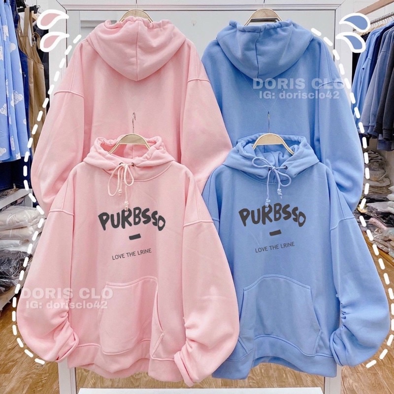 [Ảnh Thật] Áo Hoodie Nỉ Bông Rubso - Form rộng Unisex Nam Nữ Couple cực xinh cho cặp đôi