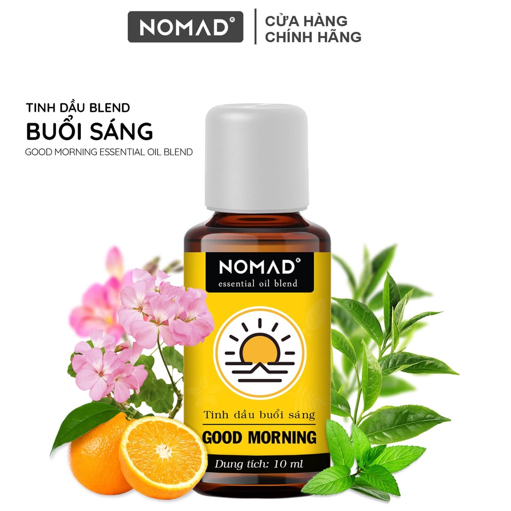 Tinh Dầu Thiên Nhiên Giúp Tỉnh Táo Và Thư Giãn Buổi Sáng Nomad Essential Oil Blend - Good Morning