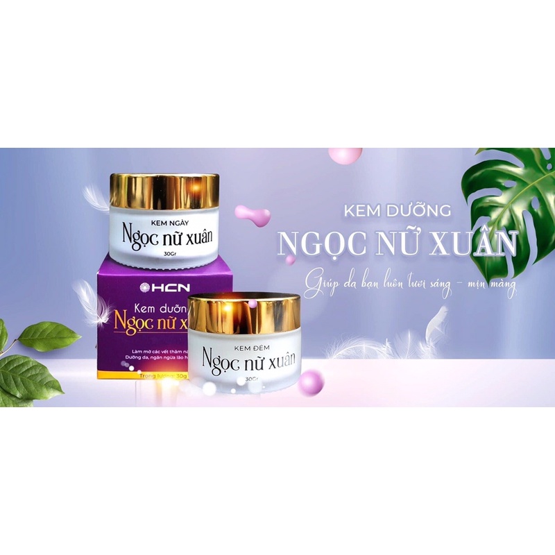 Bộ 3 kem dưỡng nám tàn nhang  Ngọc Nữ Xuân chuyên sâu hiệu quả