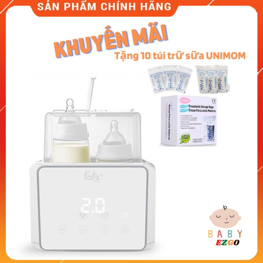 Máy tiệt trùng fatz baby Máy hâm sữa tiệt trùng điện tử Duo 3 Fatzbaby FB3093VN/ Duo 3 Plus FB3094TK