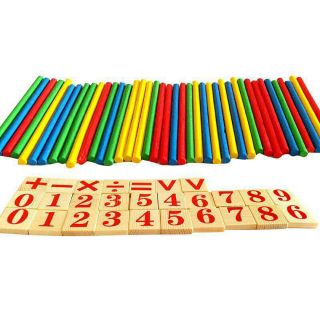 Hộp Que Tính Kèm Khay Gỗ