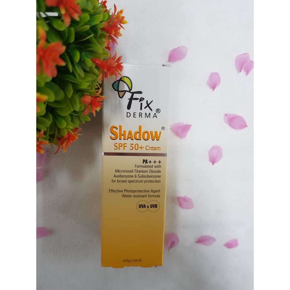 [HÀNG NHẬP KHẨU] Kem /Gel Chống Nắng Fixderma Shadow SPF 50+ Cream/SPF 30+ Gel-Da Mặt Và Toàn Thân, Mỏng Nhẹ Không Bí Da