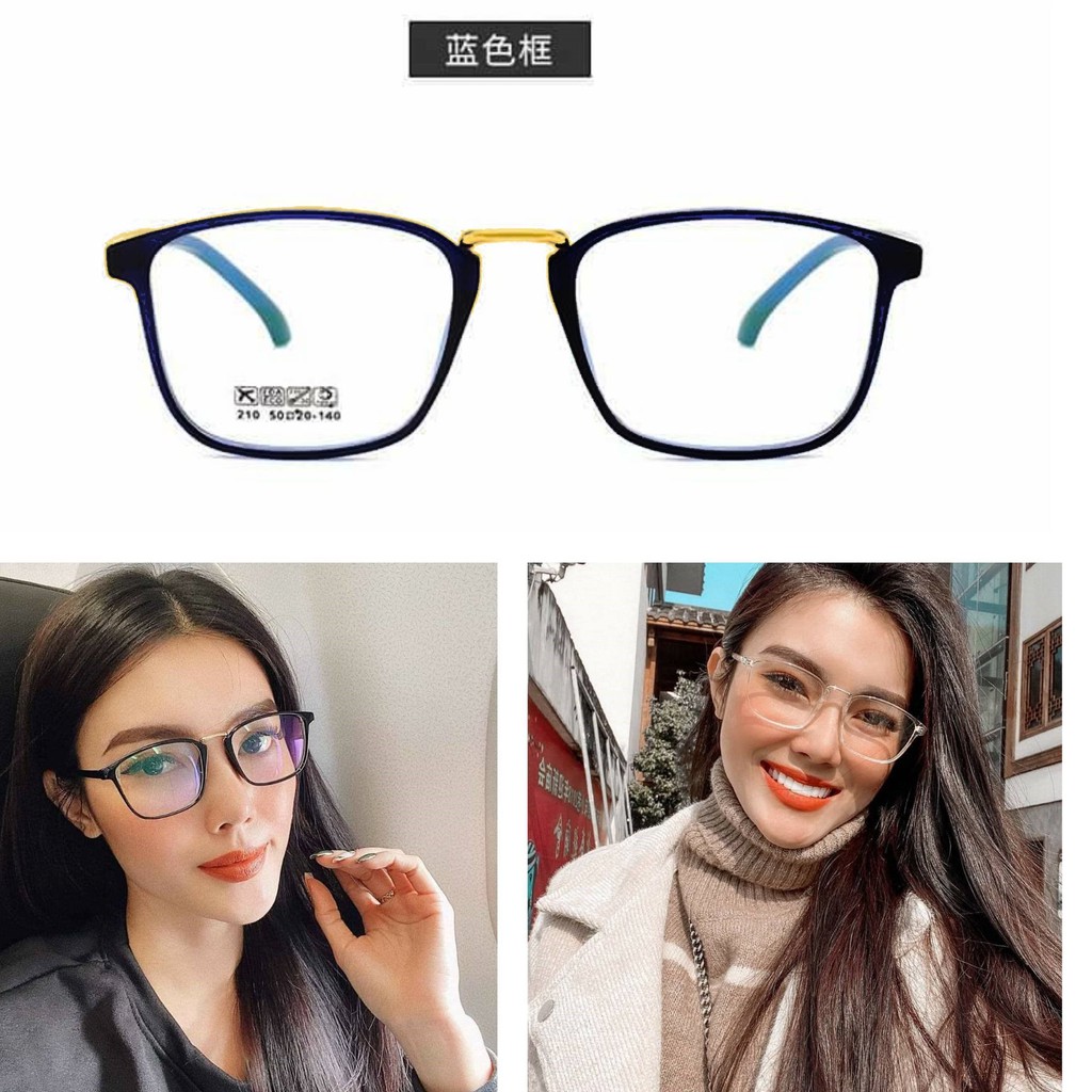 Gọng kính cận nhựa dẻo hàn quôc , mắt vuông nhiều màu sắc lựa chọn Q210
