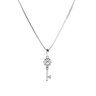 Mặt dây chuyền vàng trắng đính đá DOJI 14K 0819P-LAL318