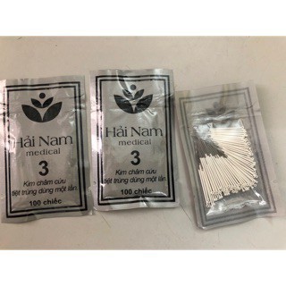 kim châm cứu hải nam các sai gói 100 kim