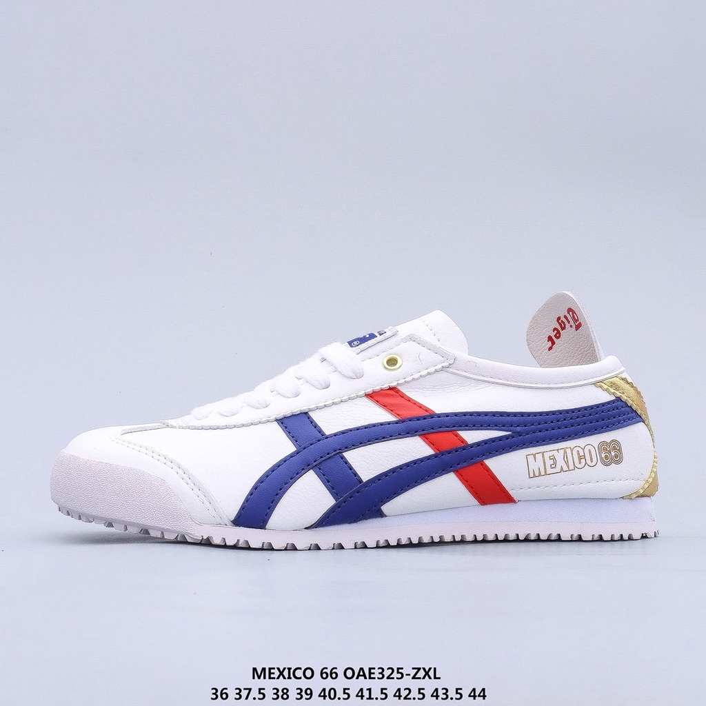 Giày Thể Thao Asics Onitsuka Tiger Mexico 66 Bằng Da Phong Cách Cổ Điển