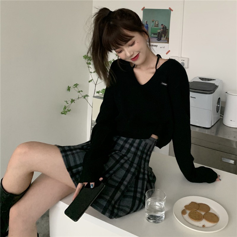 Áo sweater Perty thiết kế kiểu dáng đơn giản thời trang mùa thu theo phong cách Hàn Quốc dành cho nữ