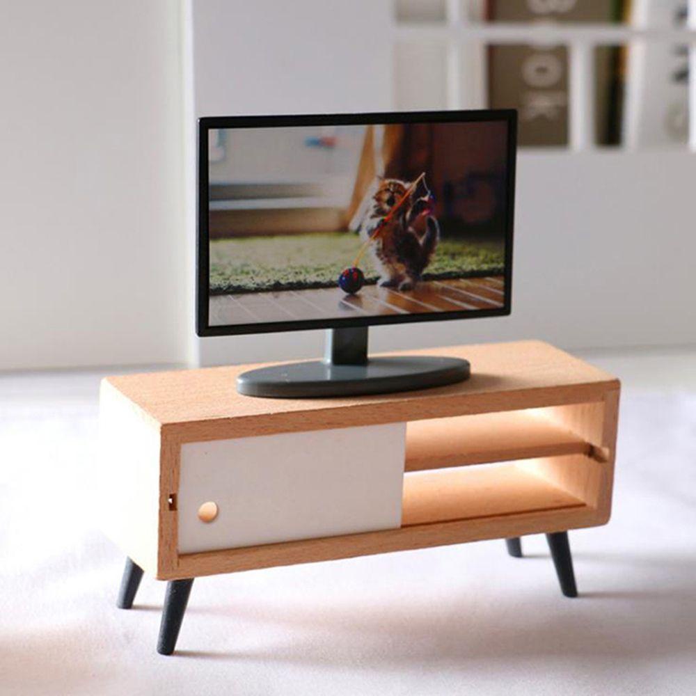 Mô Hình TV Mini Tỉ Lệ 1 / 12 Cho Nhà Búp Bê