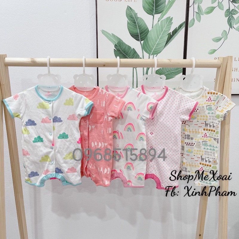 [Size 3M] [Chọn mẫu] Body đùi xuất dư cho bé gái (3-5,3kg)