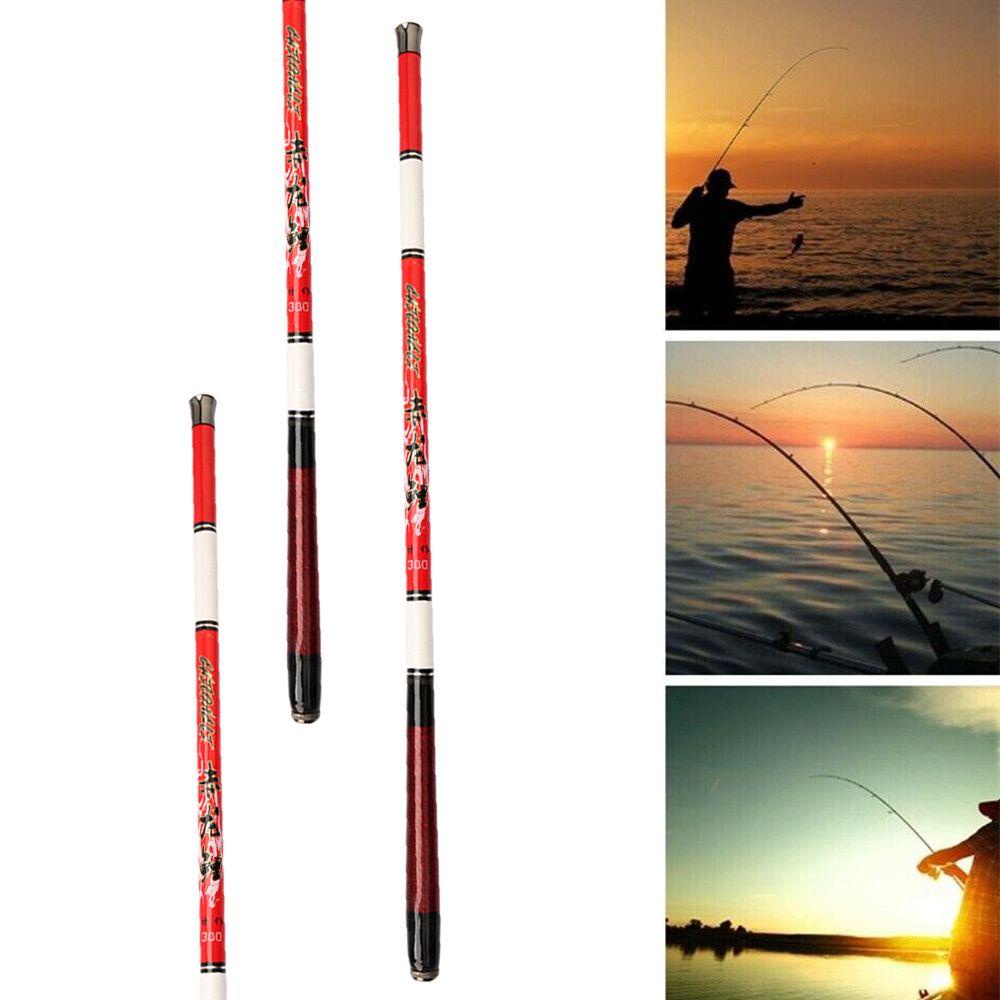 MUVAKO Cần Câu Cá Bằng Sợi Carbon Siêu Nhẹ