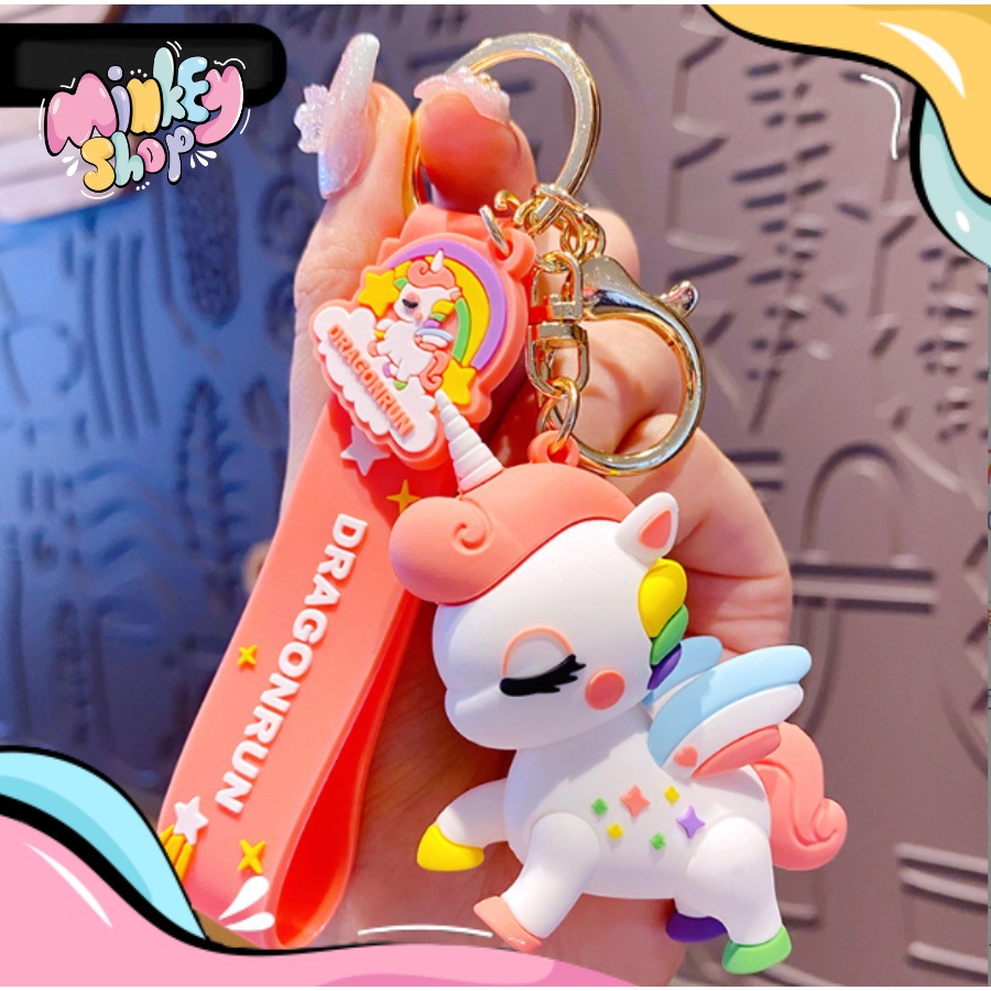 Móc Khóa Đẹp Hình Kì Lân DRAGONRUN Cute ,phụ kiện Túi Xách dễ thương -Minkey