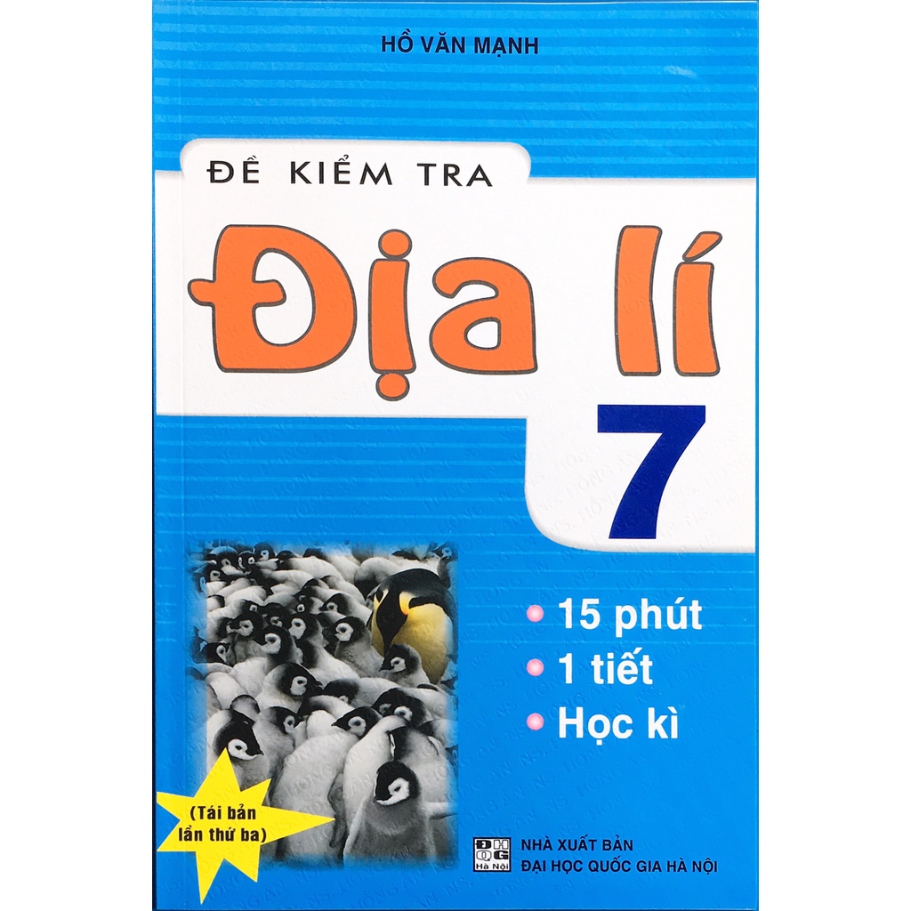 Sách - Đề kiểm tra Địa Lí 7