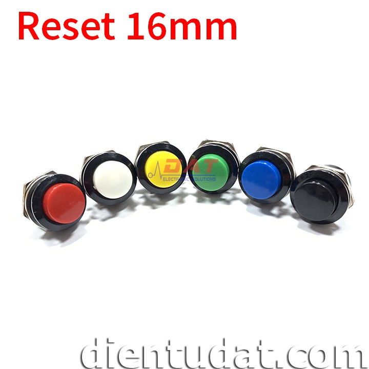 Nút Nhấn Reset 16mm R13-507