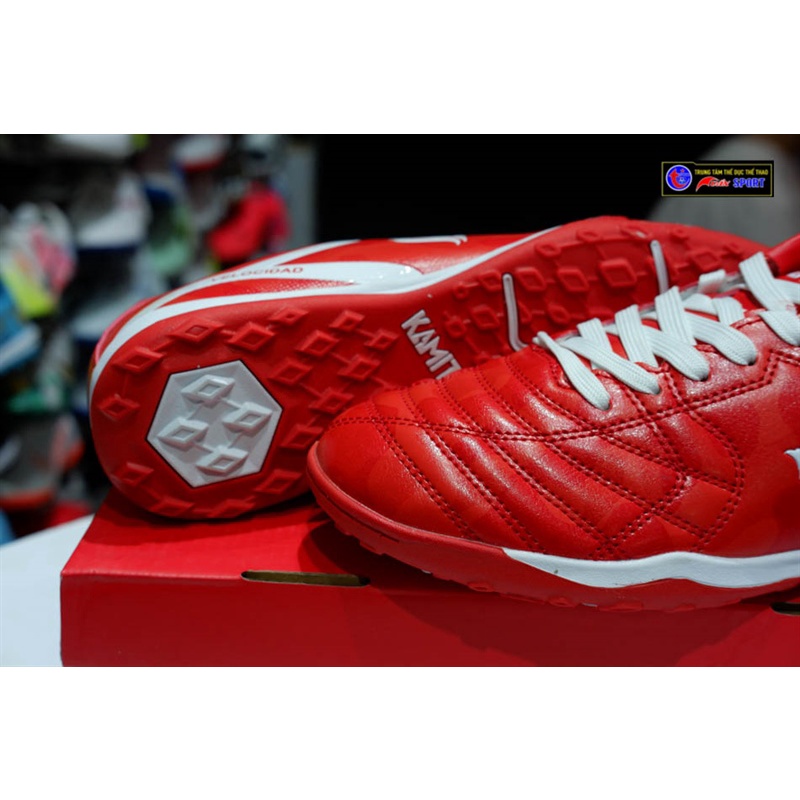 Giày đá bóng kamito Velocidad TF - đỏ(size38-44)