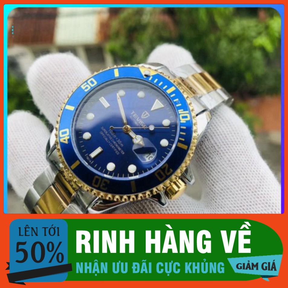 SIÊU SALE Đồng hồ nam TEVISE chính hãng cơ lộ máy cao cấp cực sang chảnh (Đồng hồ cơ nam cao cấp) HÀNG CỰC CHẤT