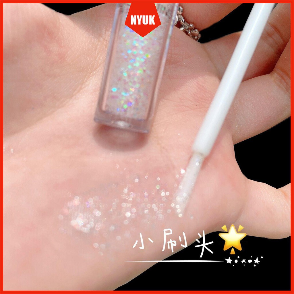 Liquid Eyeshadow Super Glitter Polarized Shining Silkworm Pen Brightens Monochrome Eyeshadow Highlighter