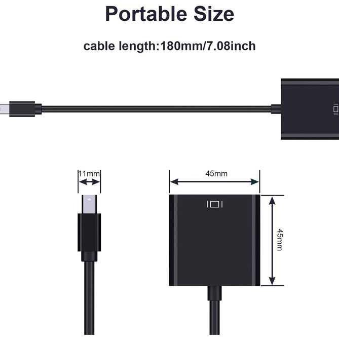 Đầu Chuyển Đổi Mini Display Port Sang Vga Cái | BigBuy360 - bigbuy360.vn