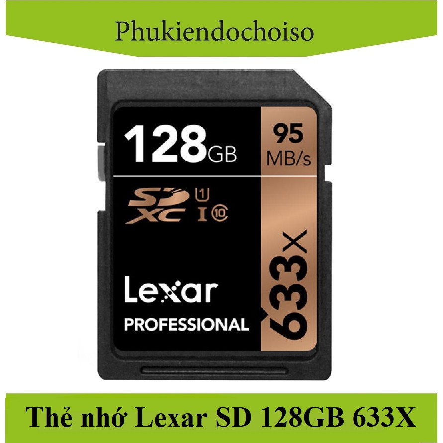 Thẻ nhớ SDXC Lexar Professional 128GB 633X