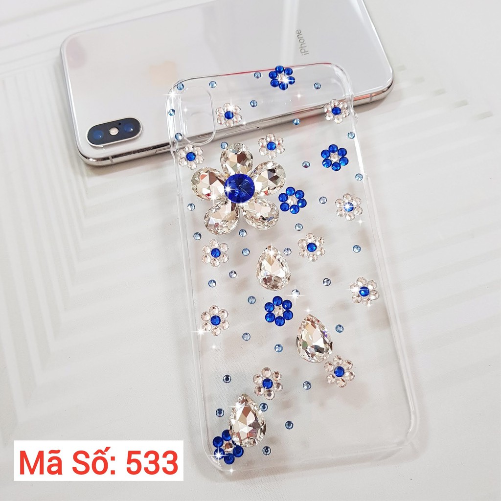 [IB DÒNG ĐT]Ốp lưng handmade đính đá MS 533