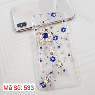 [IB DÒNG ĐT]Ốp lưng handmade đính đá MS 533